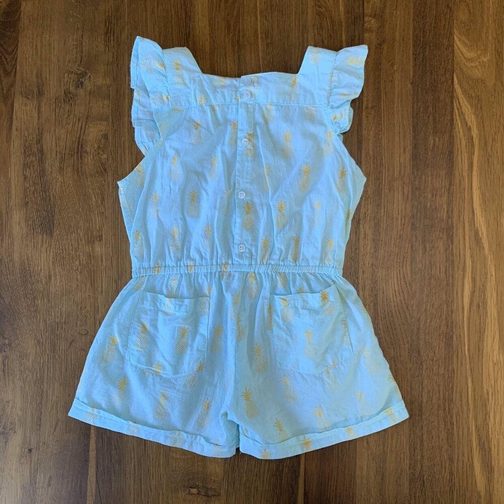 FRENCH SODA Pineapple Romper Girls 3 3T Summer Playsuit Romper Toddler Girl - Picture 2 of 7